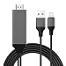 Produktbild Limxems Lightning auf hdmi Kabel 2M MHL HDTV Cable 1080P Adapter Kabel Spiegelung für Heimkino Projektor TV Kompatibel mit iPhone/iPad/Touch Support iOS11.3.1