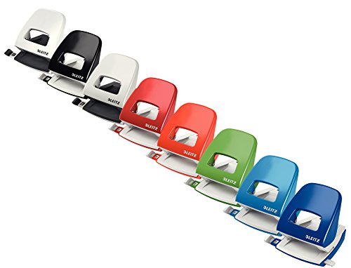 Leitz NeXXt 50081001 - Perforadora  2 agujeros  acero   color negro  30 hojas