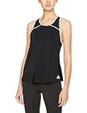 Ajuste holgado. adidas Club BK0717_M Camiseta de Tenis, mujer, Negro (Black/White), Medium