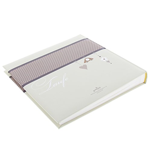 Goldbuch Taufalbum, Little Mobile, 25 x 25 cm, 60 weiße Blankoseiten mit Pergamin-Trennblättern, Kunstdruck mit UV-Lack, Beige, 24337 - 2