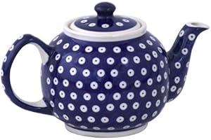 Bunzlauer Keramik 1 Liter Teekanne Ø23 cm Dekor 42