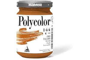 MEMOTAK Maimeri Polycolor Vasetto 140 ml. (Oro Pallido)