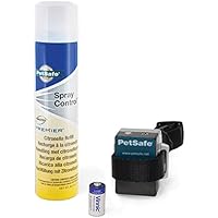 PetSafe Anti Bell Sprühhalsband, umweltfreundliches Zitronella Spray, Mikrofon Sensor, wetterfest, für Hunde 2,7kg+