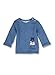 Sanetta Baby-Boys 113067 Sweatshirt, Blue (Blue Denim Melange 50118), 0-3 Months (Manufacturer size: 56)