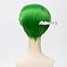 Harleen Quinzel Joker 30cm Green Special Style Unisex Anime Cosplay Hair Wigs