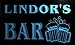 Produktbild w034615-b LINDOR Name Home Bar Pub Beer Mugs Cheers Neon Light Sign Barlicht Neonlicht Lichtwerbung