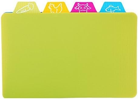 4 Piece Chopping Boards Set - Colour Coded Chopping Cutting Boards Set by Bid Buy Direct