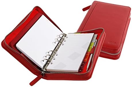 Nava Design Agenda Organizer Pelle Smooth 9,5x17cm Rosso