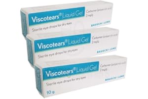 GENERIC TRIPLE PACK - CARBOMER 0.2% Lubricating Eye Gel for Dry, Tired Eyes - Intensive Lubrication & Moisturising Formulation for Daily Eye Care Routine - Immediate Eye Hydration & Night Relief | 3 x10g Pack