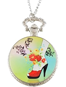 Souarts Silber Farbe Konstellation Antik Nostalgie Design Pumps Taschenuhr Klassische Vintage Mode Umhängeuhr...