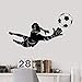 Produktbild XIAOJIE0104 Sport Wandaufkleber Abnehmbare Fußball Torwart Spieler Wandtattoo Kinder Jungen Room Decor Vinyl Sport Kunst Wandaufkleber 57 * 31 cm