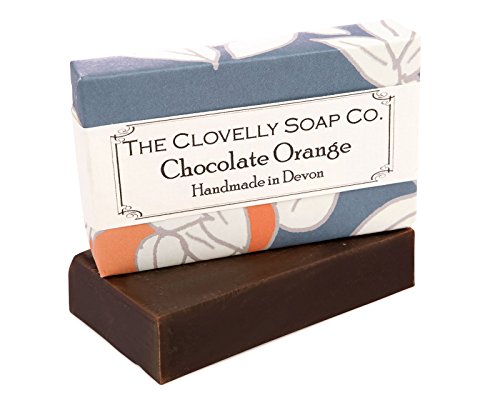 Clovelly Soap Co natürliche, handgefertigte Schokoladen-Orangen-Seife für alle Hauttypen 100g - 4