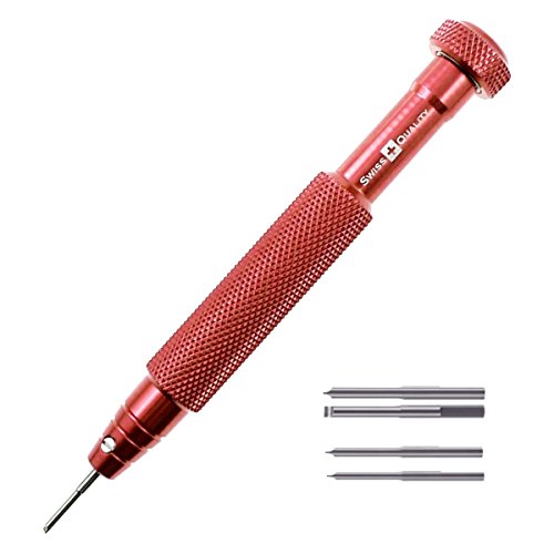 Preisvergleich Produktbild Schraubendreher mit Spezialklingen OFFICIAL GENEVA für Uhren-Metallarmbänder