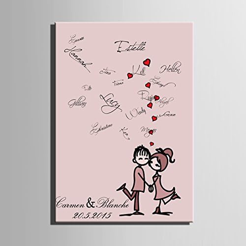 X&amp;L Latest intimacy wedding registration canvas customizable variety size , 40*60