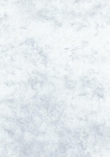 Thick Large Marble Coloured Paper - Slate Grey - Double Sided – A3 - 50 Sheets – 100 GSM – Attractive Design – Outstanding Quality