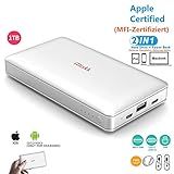 ✔【MFi zertifiziert & vielseitig Kompatibel 】- MFi zertifizierter Chip und Connector garantiert einen stabilen und sicheren Datentransfer; USB+Typ C+Micro USB (USB-C) Ports garantieren die Kompatibilität mit gängigen Geräten wie z.B. iPhone 5/6/7/8/X/XR/XS Max, iPad´s, Macbooks und PC´s
