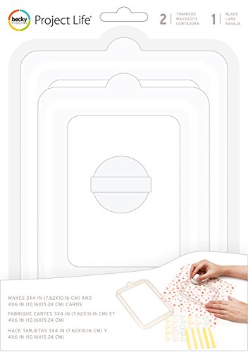 Project Life 380600 Kit de Trimmer, Acero, 4.0 x 10.0 cm