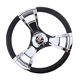 Das Rad enthält eine Kappe, die in die mittlere Befestigungsbohrung eingesetzt wird, sobald Sie das Rad an der Lenkwelle befestigt haben.