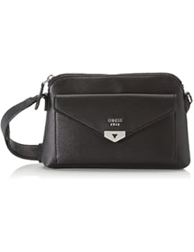 Guess Damen Hwbk6792140 Schultertasche, Schwarz (Nero), 13 x 29 x 43 cm