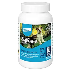 DVM PHARMACEUTICALS 60 Count Free Form Snip Tip Nutritional Supplements for Dogs/Cats, Small