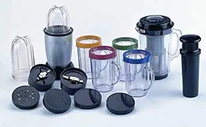 Amazing Bullet Innovations Grinder Juicer and Chopper, Blender for Kitchen Nutri Blender Mixer Grinder & Chopper 750W (Multicolor)