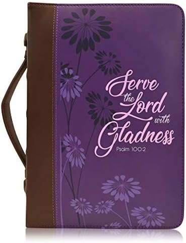 OfficewerksWomen's Bible Cover, Serve The Lord with Gladness- Psalm 100:2 by