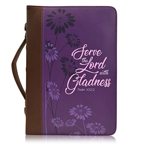OfficewerksWomen's Bible Cover, Serve The Lord with Gladness- Psalm 100:2 by