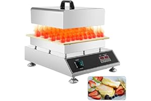 HZEXUN Commercial Waffle Toaster Waffle Maker Fluffy Souffle Pastry Machine Non-Stick Waffle Baker Waffle Machine Waffle Iron Machine 1500W