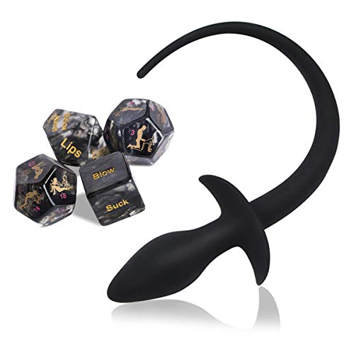 Preisvergleich Produktbild CareUToo Silikon-Spielwürfel für Anfänger, Schwarz