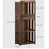 SPALTEN-BÜCHERREGAL FÜR KLEINE RÄUME - Dieses Bücherregal hat drei Größen. Jede Zelle ist ein rechteckiges Design mit einer Länge von 42 cm und einer Breite von 29,5 cm. In der Mitte des zweiten und des dritten Fachs befinden sich zwei Schubladen für die einfache Aufbewahrung von Kleinigkeiten.