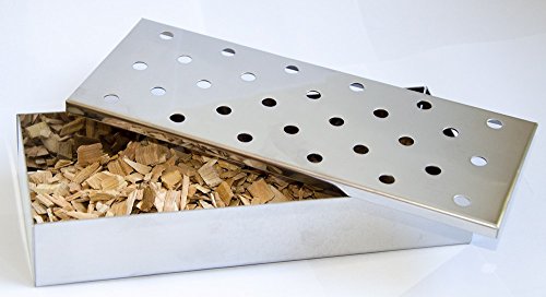 BBQ Räucherchips Mix: Buche, Kirsche und Apfel – fruchtiges Raucharoma für alle Fisch- und Fleischsorten – ideal für den Einsatz im Smoker & Grill – Wood-Chips für die Räucherbox – Räucherspäne - 4