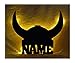 Produktbild Schlummerlicht24 3d Led Lampe Wikinger Helm Deko aus Holz mit Name-n personalisiert Wand-Tattoo Geschenk-e für Erwachsene Freund-in Frauen Frau Männer im Kinder-Zimmer Schlafzimmer