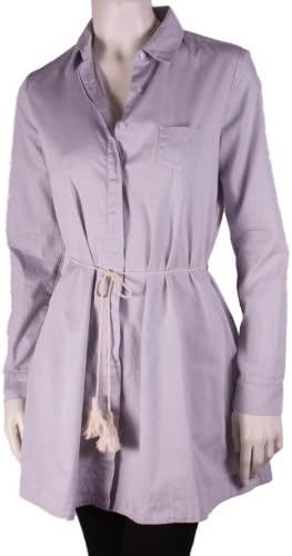 Misericordia Boveda Shirt Dress - Light Grey - Small