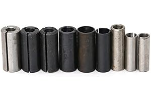 SENRISE Mandrin de fraisage, adaptateur de pince pour tour de routeur CNC (lot de 1, n°8 8 mm à 6 mm)