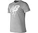 Produktbild New Balance Graphic Heather Tech Laufshirt Herren dunkelgrau, S