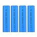 Produktbild HKFV Taschenlampen-Fackel 4PCS 3.7V 2200mAH Lithium-Ionen-Akku 18650 Batterie 18650 Batterie / 3.7V
