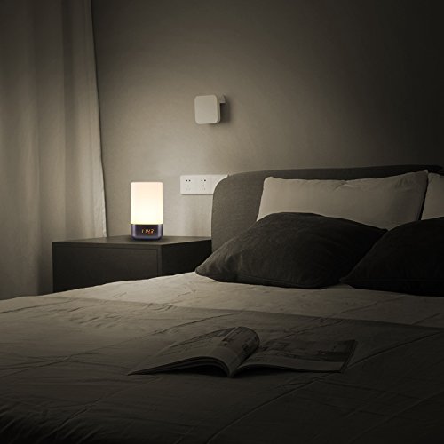 Mabor Wake-Up Light,Lichtwecker, Wecker Licht, Aufwachen mit Licht, Sonnenaufgang Simulation (Sonnenaufgangfunktion, 5 Natürlichen Wecktöne ,als RGB dimmable Stimmungslicht Touchdisplay, Digitale Wecker - 7