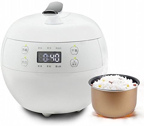 F Rice cooker Rice Cooker Mini Small Smart Rice Cooker Home 1 Person -2 People,White