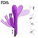 Produktbild G Punkt Rabbit Vibratoren mit Hasenöhrchen zur Klitoris Stimulation Wasserdichter, wiederaufladbarer Klitorisvibrator mit 10 Vibrationsmustern, Silikon Dildo Klitoris Vibrator