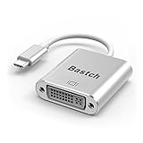  USB C zu DVI-Adapter, USB 3.1 C (USB-C) zu DVI-Adapter mit Aluminiumgehäuse für 2017 MacBook Pro / Samsung Galaxy S8