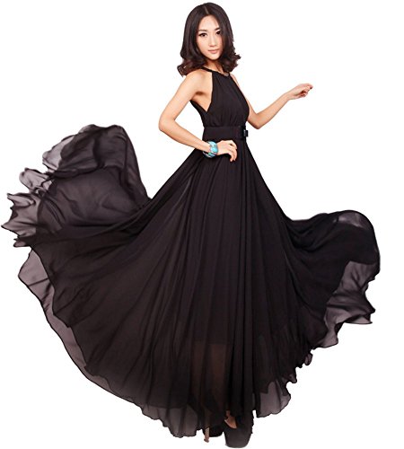 Womens 2018 Chiffon Prom Evening Maxi Dress Full Bridesmaid Dress |  Desertcart Belize