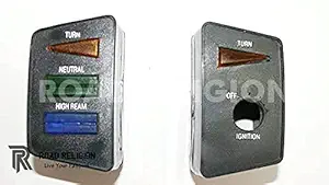 Road Religion Pilot Lamp compatible with Yamaha RX100/ RX135/ RXG135, Black