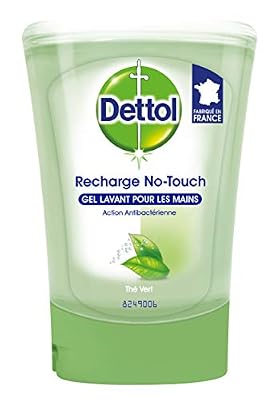 DETTOL Savon Recharge pour No Touch Thé Vert 250 ml - Lot de 3