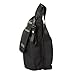 Ecosusi Men's Baby Nappy Diaper Changing Cloth Bags Shoulder Messengers for Dads Black