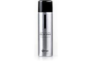Kmax Concealing Color Spray - Spray Capelli Bianchi, Ritocco Ricrescita Capelli, Polvere per Capelli per Coprire le Calvizie - Formato da 200 ml - Castano Scuro
