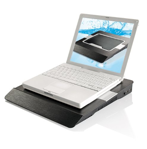 Xystec Edler & leiser Notebook-Kühler „NCO-600“ aus Aluminium - 4