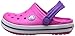 Crocs Crocband Kids, Unisex-Baby Clogs, Pink (Neon Magenta/Neon Purple), 2 UK