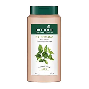 Biotique Bio Henna Leaf Fresh Texture Shampoo & Conditioner (340ml)