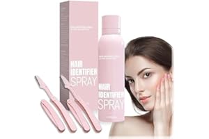 MAIKAIBUZI sknbody hair identifer spray,dermaplaning spray,skn body hair identifying spray for dermaplaning,Hair Identifier Spray for Face Shaving,skin body hair identifying spray,hair identifier spray.