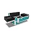 Roo Beauty Tanzania Beauty Trolley Hairdressing Case, Manicure And Nail Case In Imperial Teal